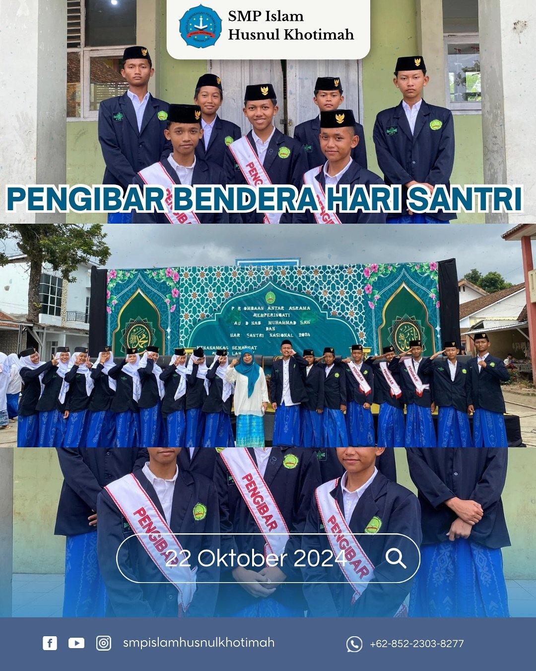 Pengibar Bendera Hari Santri Nasional